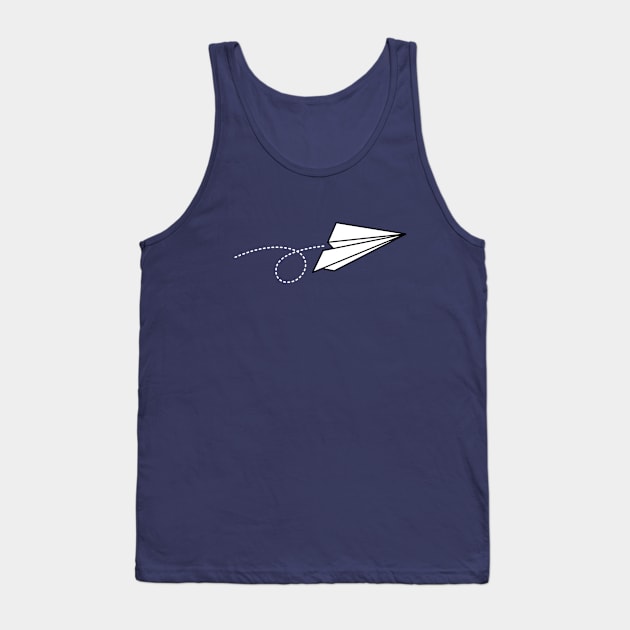 Adventure Paper Plane Tank Top by happinessinatee